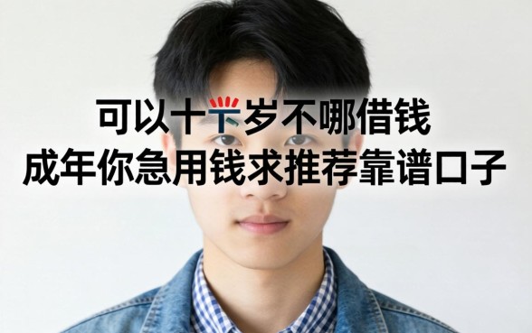 满十七岁可以在哪借钱？刚成年急用钱求推荐靠谱口子！