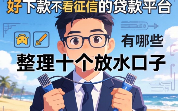 揭秘好下款不看征信的贷款平台有哪些,整理了十个放水口子