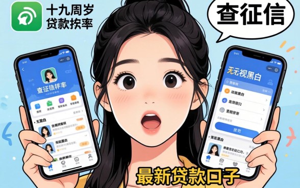 我试了十九周岁贷款软件不查征信和无视黑白的最新贷款口子，结果有点意外