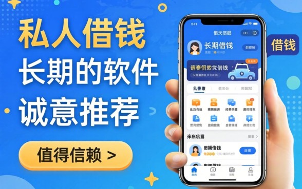 有没有私人借钱的长期的软件,诚意推荐五个值得信赖的借钱app