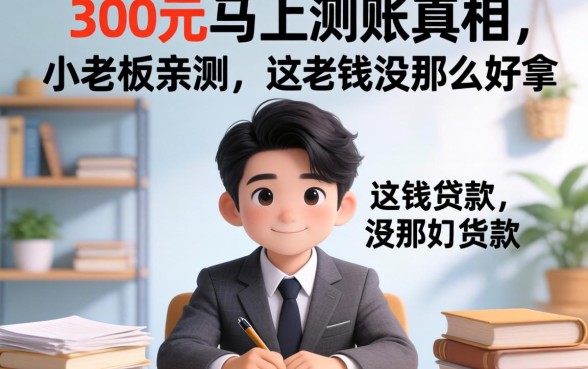 贷款300元马上到账的真相：小老板亲测，这钱没那么好拿