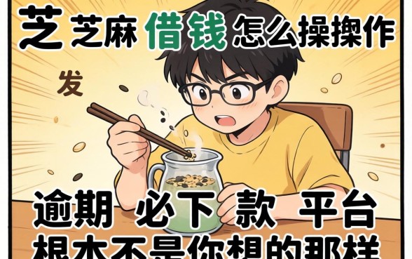 我试了芝麻借钱怎么操作,发现逾期必下款的平台根本不是你想的那样