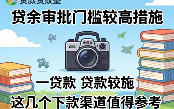 面对贷款审批门槛较高措施,这几个下款渠道值得参考