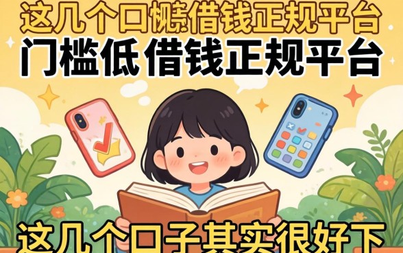 揭秘门槛低的借钱正规平台：这几个口子其实很好下