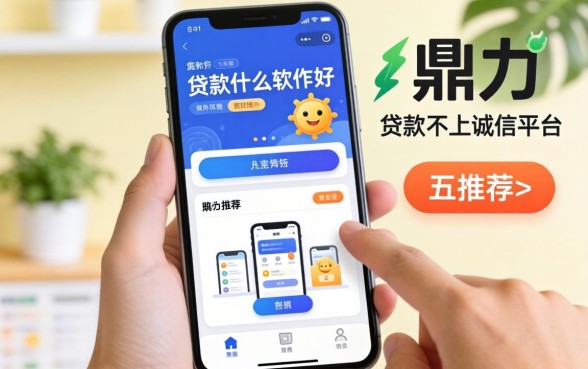 手机上贷款什么软件好，鼎力推荐五个贷款不上诚信平台的软件
