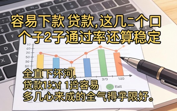 盘点目前容易下款的贷款，这几个口子通过率还算稳定