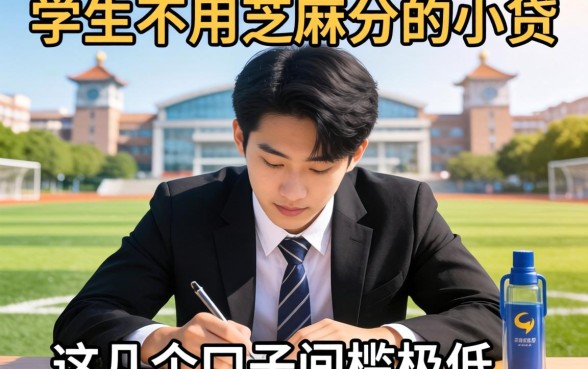 揭秘学生不用芝麻分的小贷，这几个口子门槛极低