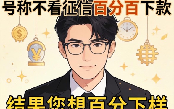 我试了那些号称不看征信百分百下款的平台，结果和你想的不一样