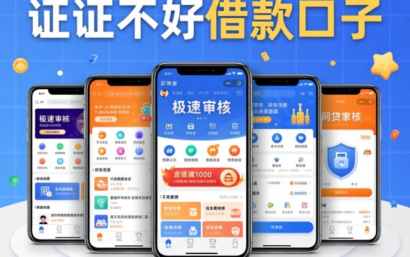 征信不好借款口子,整理五个极速审核的网贷软件