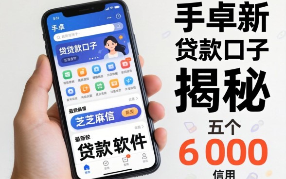 安卓手机最新贷款口子，揭秘五个芝麻信用600贷款软件