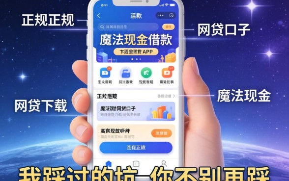 找类似魔法现金借款app下载一样正规的网贷口子，我踩过的坑你别再踩