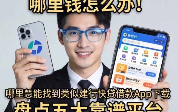 急需用钱怎么办？哪里能找到类似建行快贷借款app下载一样方便的借款软件？盘点五大靠谱平台