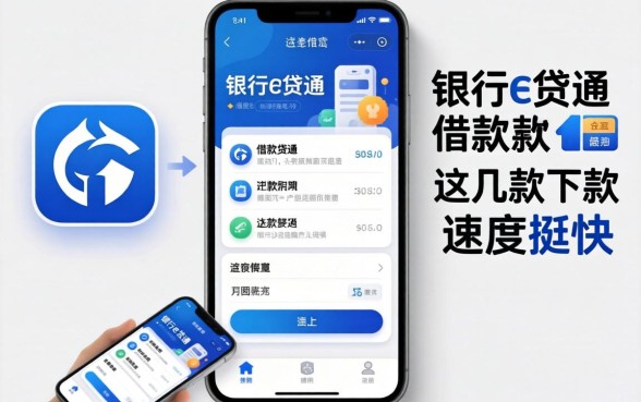 类似交行e贷通一样的借款软件：这几款下款速度挺快