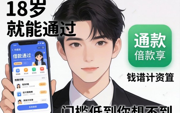 盘点几款18岁就能通过的借款软件，门槛低到你想不到