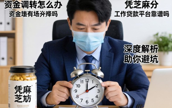 急需资金周转怎么办？凭芝麻分和工作贷款平台靠谱吗？深度解析助你避坑