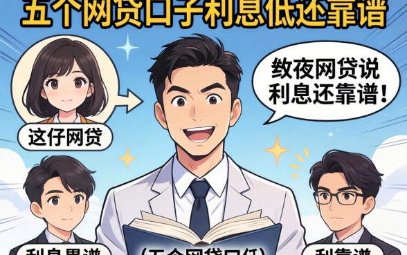 我翻遍全网才敢说,这五个网贷口子利息低还靠谱