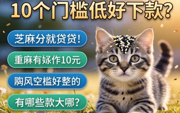 类似芝麻分的网贷有哪些？整理了10个门槛低好下款的