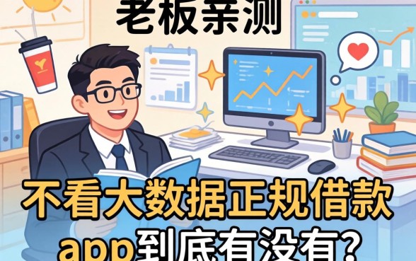 小老板亲测：不看大数据的正规借款app到底有没有？