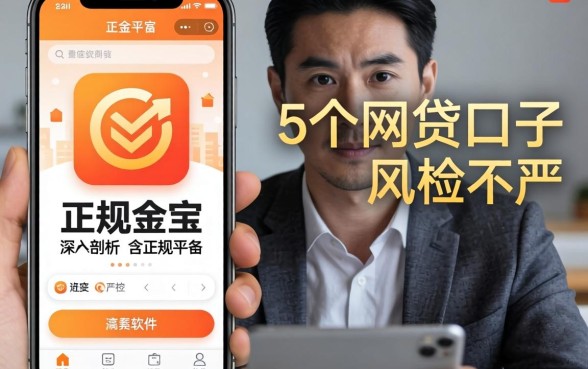 类似信金宝app一样的正规平台，深入剖析5个网贷口子风控不严的软件