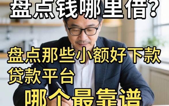 急需用钱哪里借?盘点那些小额好下款的贷款平台,哪个最靠谱?