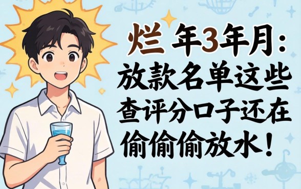 我翻烂了2026年3月的放款名单,发现这些不查评分的口子还在偷偷放水