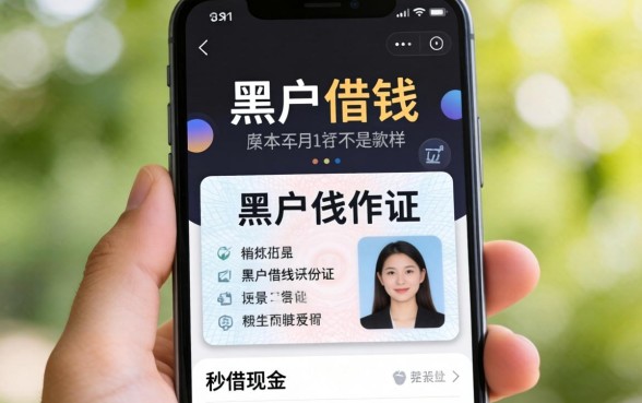 我试了市面上所谓的黑户借钱软件，发现手机身份证秒借现金的app根本不是你想的那样