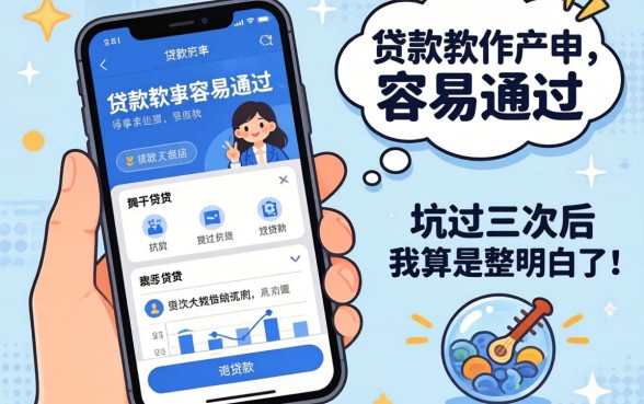 有什么贷款软件容易通过？被坑过三次后我算是整明白了