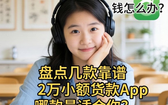 急需用钱怎么办？盘点几款靠谱的2万小额贷款app，哪款最适合你？