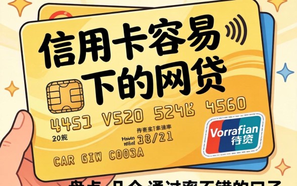 有信用卡容易下的网贷有哪些？盘点几个通过率不错的口子