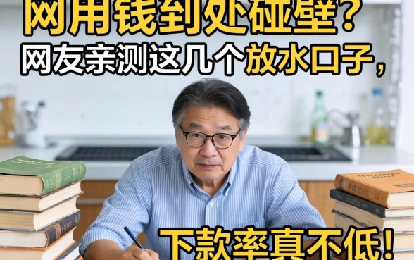 急用钱到处碰壁?网友亲测这几个放水口子,下款率真不低!