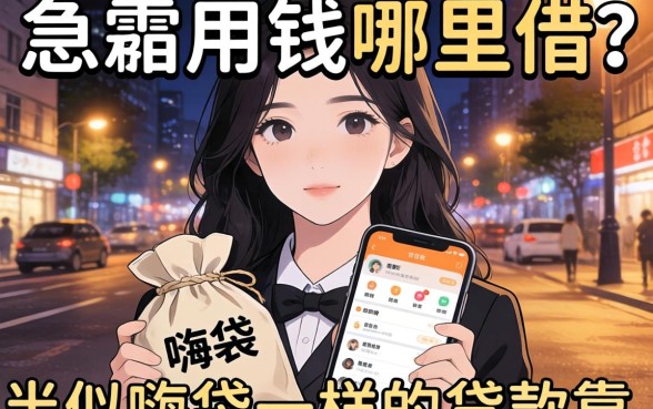 深夜急需用钱哪里借？类似嗨袋一样的贷款软件有哪些靠谱选择？