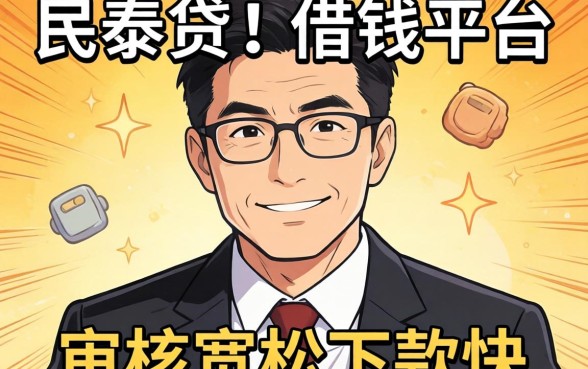 盘点几个像民泰贷的借钱平台,审核宽松下款快