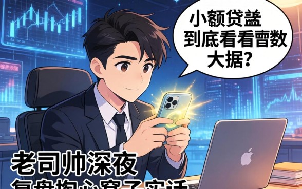 急需用钱想知道小额贷款到底看不看大数据？老司机深夜复盘掏心窝子实话！