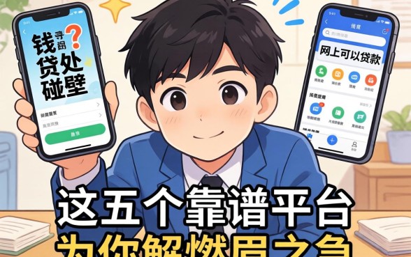 急需用钱却四处碰壁?网上可以贷款的软件有哪些呢,这五个靠谱平台为你解燃眉之急