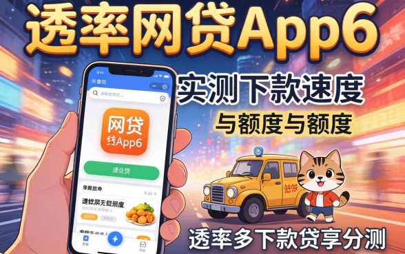 揭秘通过率高钱多的网贷app6，实测下款速度与额度分享