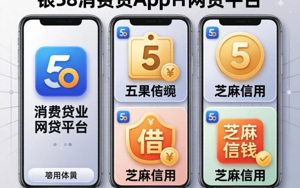 类似长银58消费贷app一样的网贷平台，概括五个芝麻信用可以借钱的app