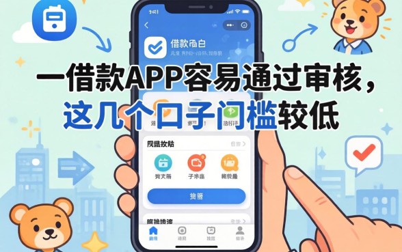 实测哪一款借款app容易通过审核的，这几个口子门槛较低