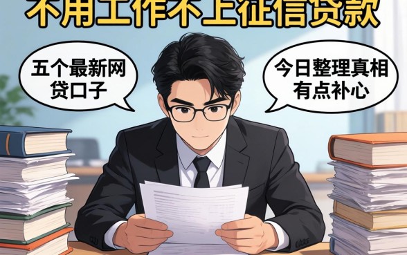 我翻遍了不用工作不上征信的贷款，发现这五个最新网贷口子今日整理的真相有点扎心