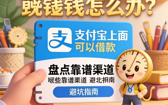 急需用钱怎么办?支付宝上面有哪些可以借款?盘点靠谱渠道与避坑指南