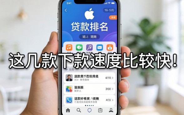 苹果手机贷款软件排名：这几款下款速度比较快的分享