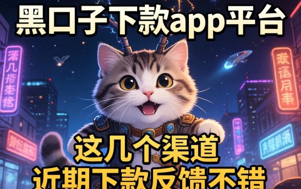 揭秘黑口子下款app平台：这几个渠道近期下款反馈不错
