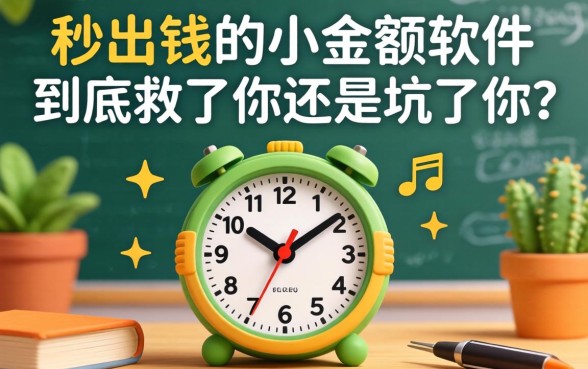 那些秒出钱的小额软件，到底救了你还是坑了你？