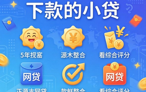 能秒下款的小贷有哪些，整合五个不看综合评分的网贷