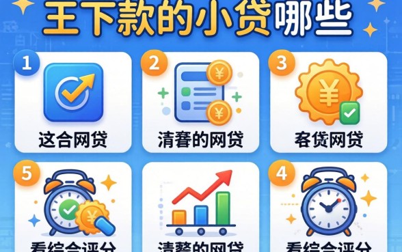 能秒下款的小贷有哪些，整合五个不看综合评分的网贷