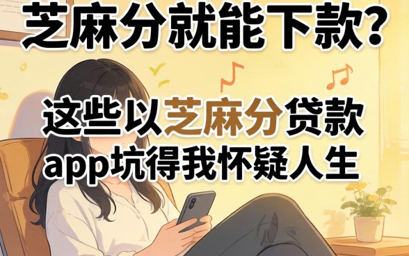 靠芝麻分就能下款？这些以芝麻分贷款的app坑得我怀疑人生