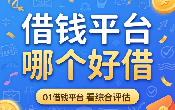 借钱平台哪个好借，概括5个借钱平台不看综合评估的平台