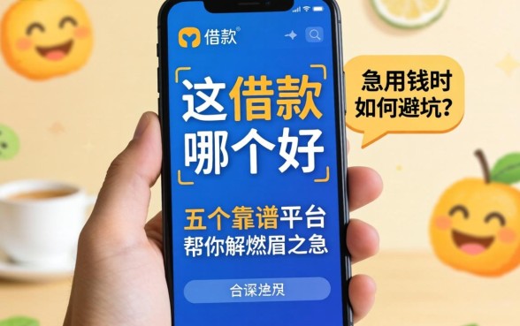 手机借款哪个好？急用钱时如何避坑？这五个靠谱平台帮你解燃眉之急