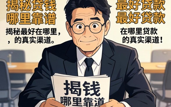 急需用钱哪里靠谱？揭秘贷款最好在哪里贷款的真实渠道