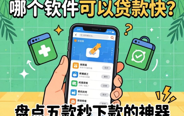 急需用钱怎么办？哪个软件可以贷款快？盘点五款秒下款的神器
