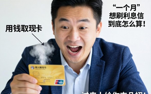 急用钱想刷信用卡取现，这一个月的利息到底怎么算？过来人给你支几招！